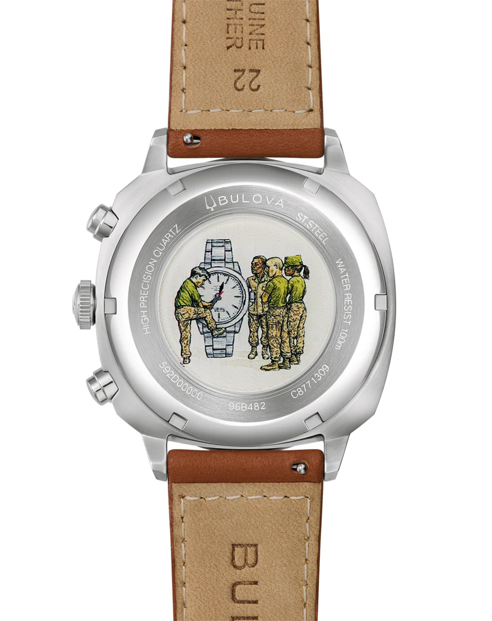 96B482 Military Chronograph - Image 4